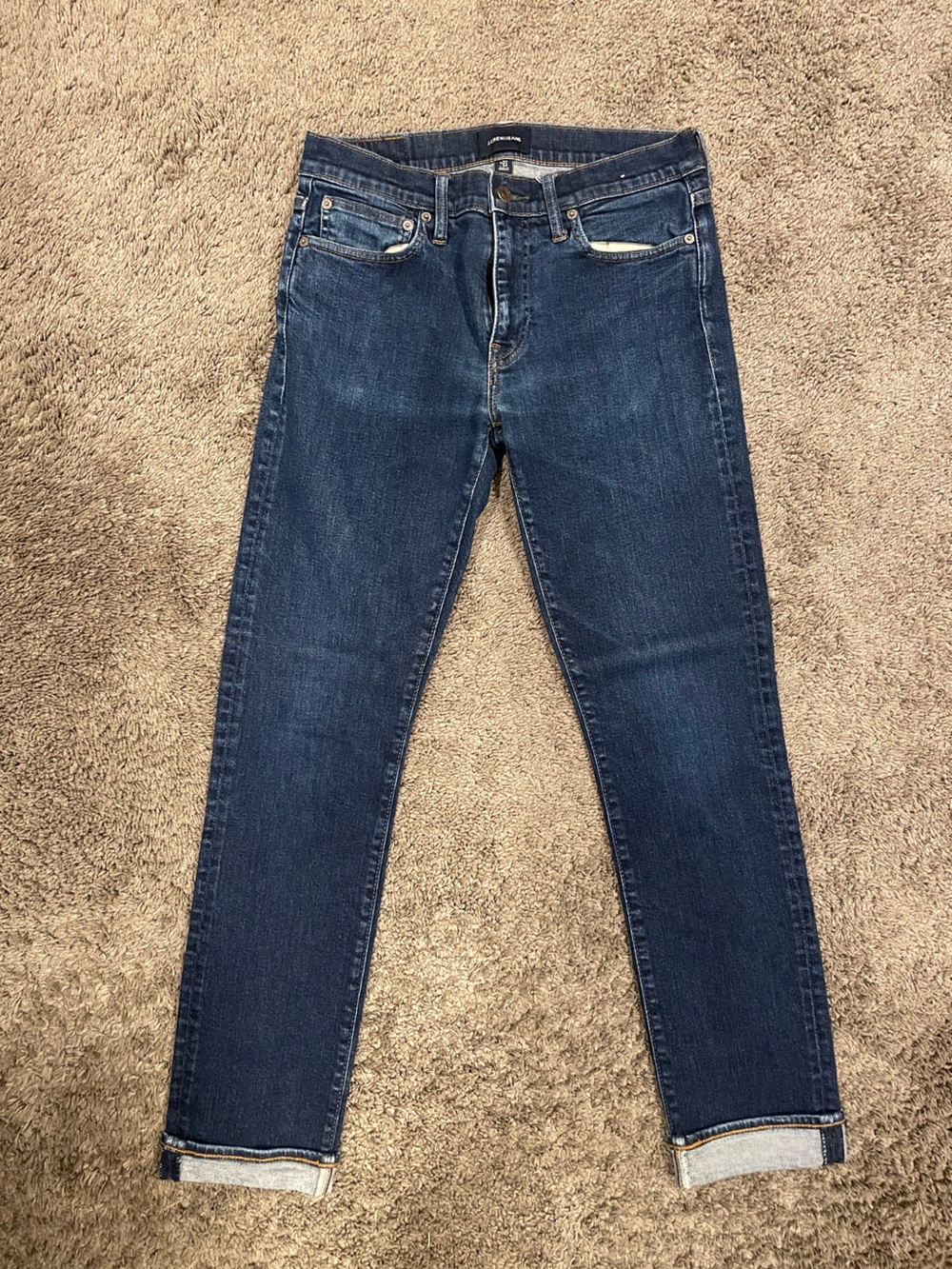 J. Crew Men's Slim Dark Indigo Jeans